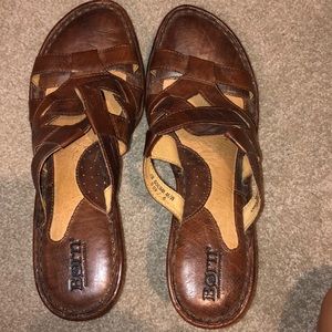 BORN wedged sandals